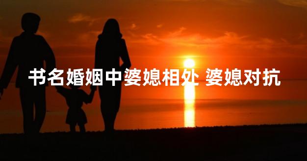 书名婚姻中婆媳相处 婆媳对抗